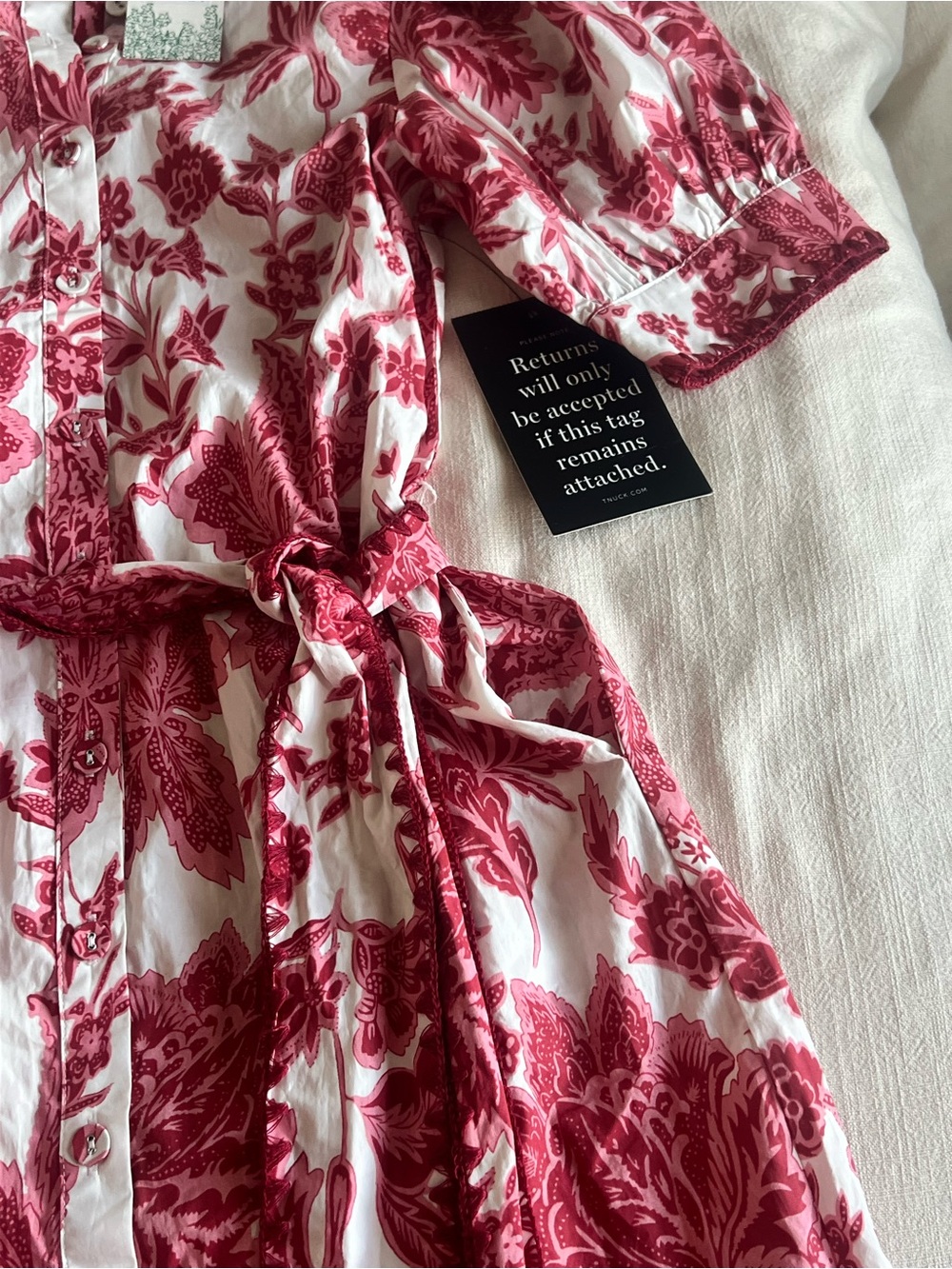 HYACINTH HOUSE Deep Rose Floral Maxi Dress - Picture 5 of 9